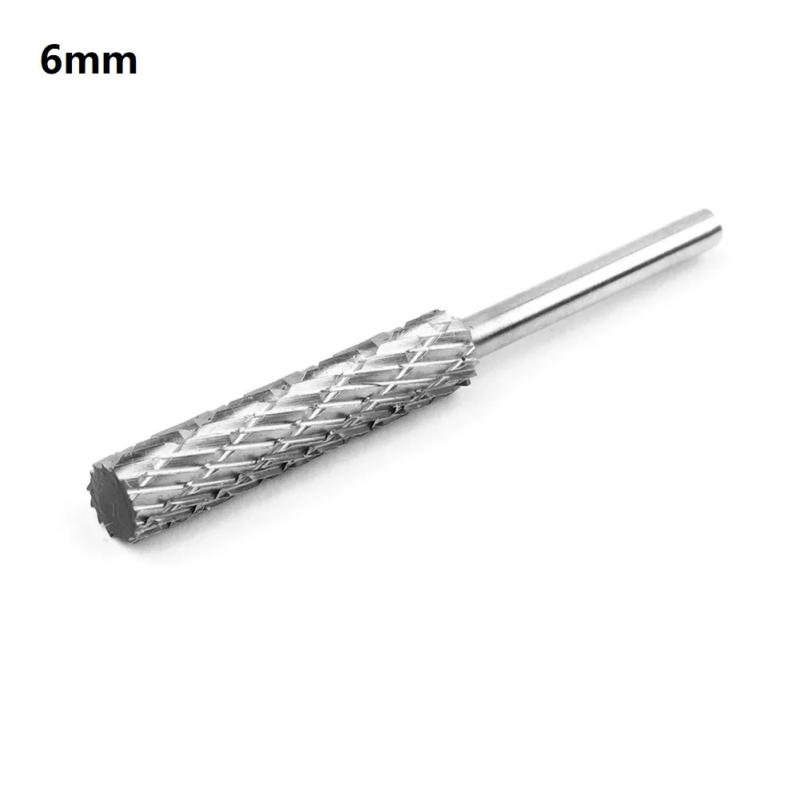 Description Picture 6 of itemHigh Speed Steel Rotary File Double Cut Burr Drill Bit Grinding Head Burr Milling Cutter Drill Bits For Metal Finishing Tools