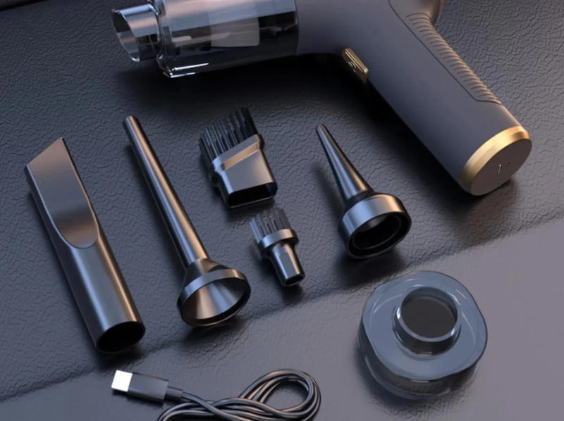 Description Picture 3 of item98000PA Car Small Automotive Vacuum Cleaner Powerful Cleaning Machine Strong Suction Handheld Wireless Portable Home Appliance