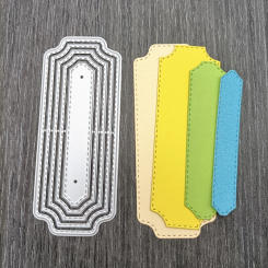 Tag Metal Cutting Dies Stencil DIY Scrapbooking Album Paper Card Template Mold Embossing Craft Decoration