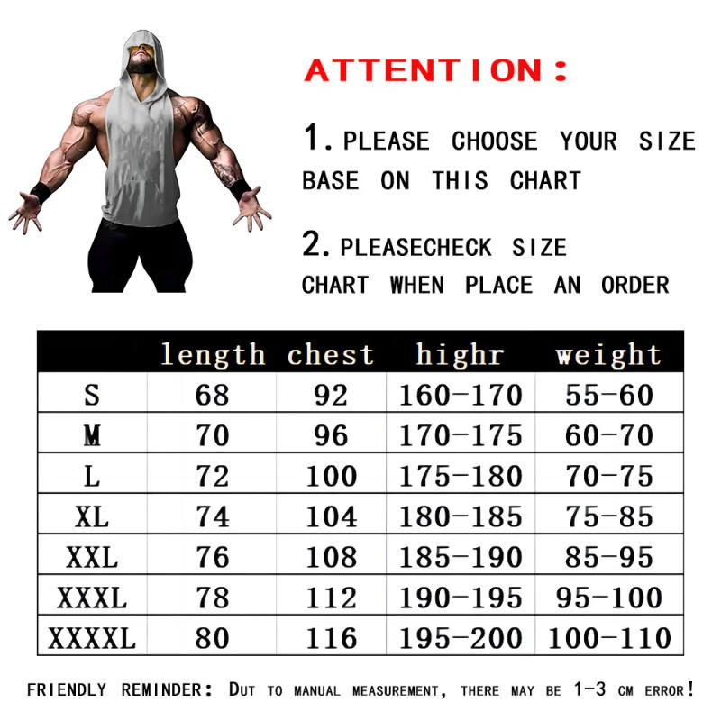 Description Picture 2 of itemNew summer men's gym sleeveless hooded T-shirt men's hooded tops exercise fitness single sports halter vest clothing