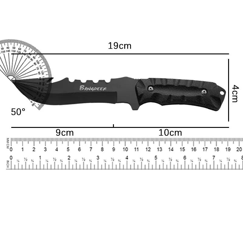 Description Picture 2 of itemTactical Fixed Blade Combat Knife 5cr13mov Steel Blade Aluminum Handles Knife Bushcraft Hunting EDC Tools Defense Camping Knives