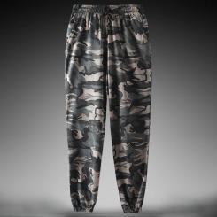 Men's Sports Pants Cotton Camouflage Color Loose Drawstring Joggers Sweatpants Breathable Versatile Fashion 2024 New Pants
