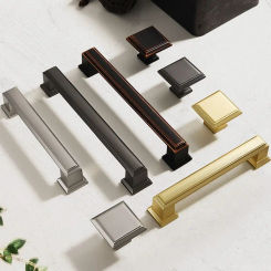 Zinc Alloy Cabinet Straight Handle Multifunctional Furniture Furniture Knobs Straight Hardware Drawer Pull Handles Sliding Door