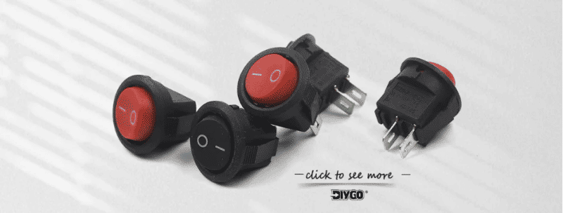 Description Picture 2 of item5/PCS 32x25mm Boat Rocker Switch 4Pin Power Switches With Light KCD4 16A 250V/20A 125V Push Button ON-OFF Electrical Accessories