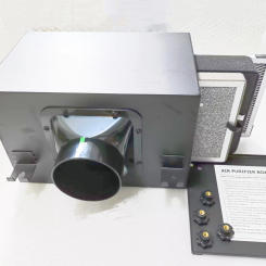 Fresh Air Intake Inline Filter Box With Pre-filter Activated Carbon and HEPA filter HVAC System Heating And Cooling Ventilation