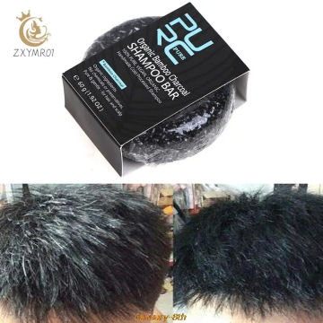 1pc Soap Hair Darkening Shampoo Bar Repair Gray White Hair Color Dye Face Hair Body Shampoo 55g Natural Organic Hair Conditioner