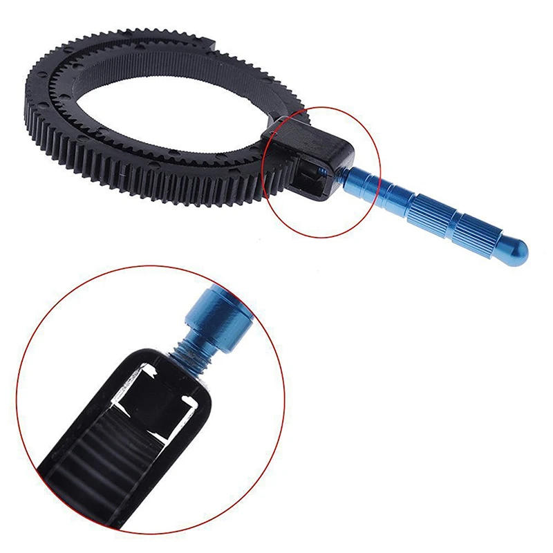 Description Picture 3 of item1pcs Adjustable Zoom Focusing Follow Focus Handle Scale Lever with Gear Ring for Camera Lens