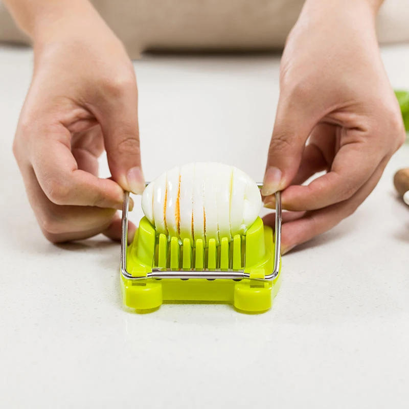 Description Picture 3 of itemKitchen Accessories Egg Slicer Chopper Stainless Steel Fruit Salad Cutter Egg Tools Manual Food Processors Kitchen Gadget ALI426