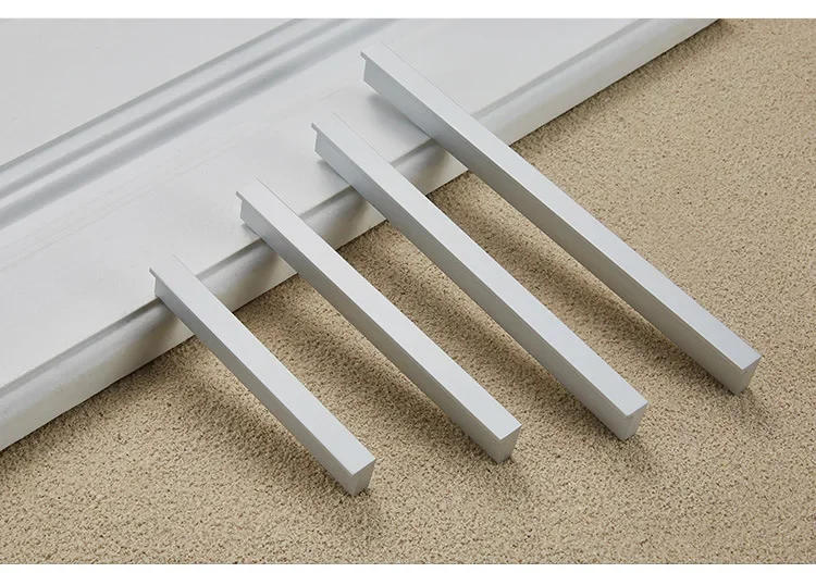 Description Picture 4 of itemBlack Golden Modern Cupboard Kitchen Hardware Wardrobe Closet Pull T Bar Aluminum Alloy Cabinet Drawer Knob Box Handle