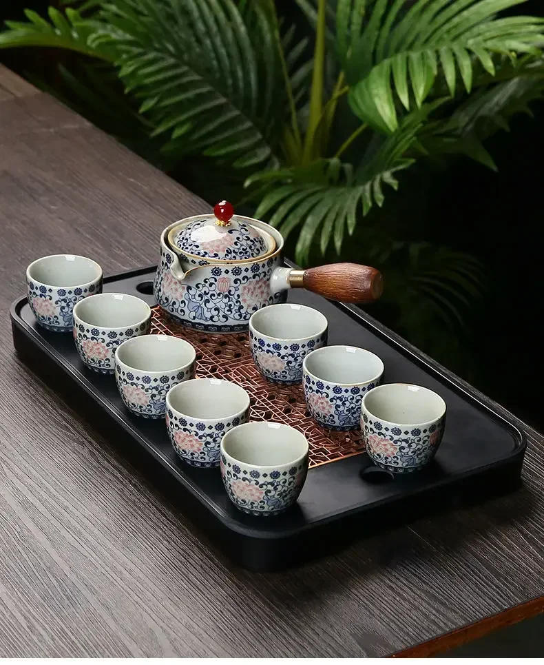 Description Picture 2 of item19 Styles Chinese Kung Fu Tea set Travel Tea set Ceramic Portable  Maker Infuser Teacup Cup for Tea