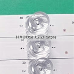 100% New 9pcs/Kit LED Strips for 49 TV GHIA G49DUHDS8