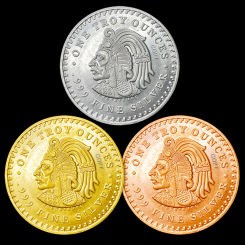 One Troy Ounce Silver Mexico Mayan Copper Coin For you Collectible Copy America Medal Commemorative Non-currency Home Decoratio
