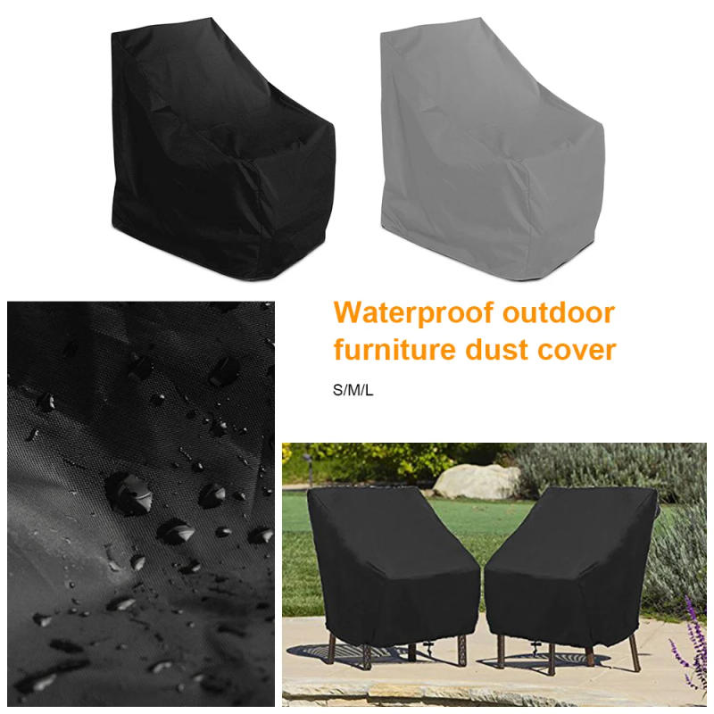 Description Picture 2 of itemOutdoor Garden Chair Dust Cover with Storage Bag Furniture Waterproof Dustproof Protector Chair Storage Organizer