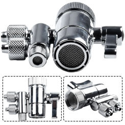 Practical Diverter Valve Brass Parts For ESpring 3/8in & 5/16in Out Diverter Valve Faucet Filter Heat Resistant