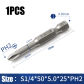 1PCS 50mmx5.0xPH2