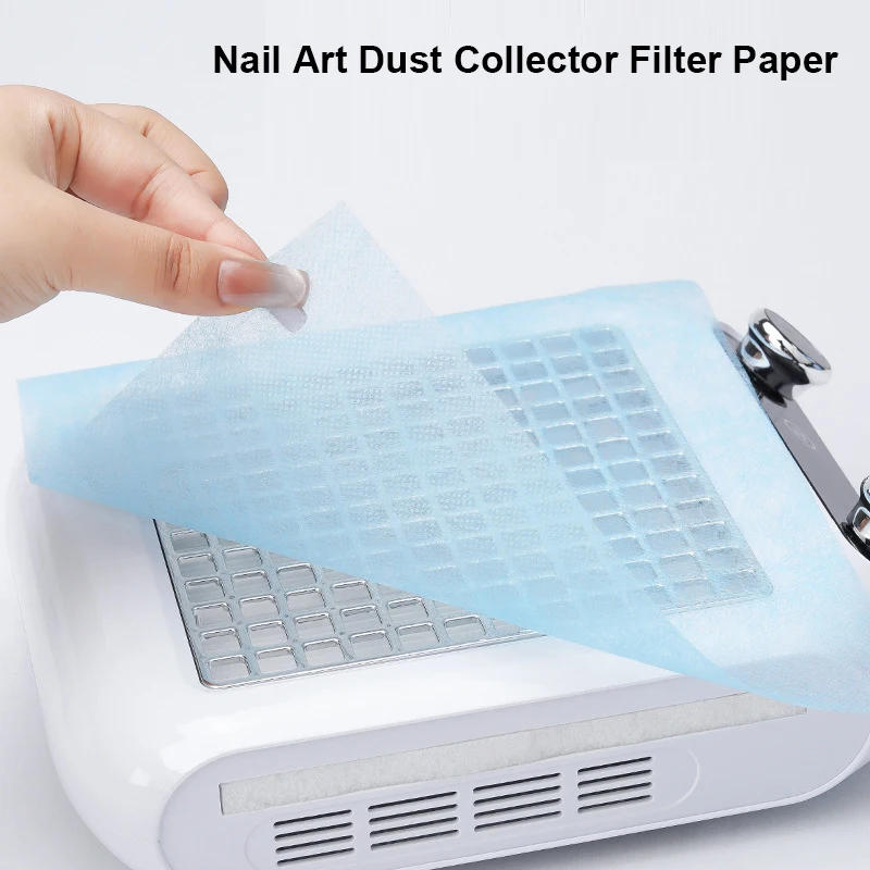 Description Picture 2 of item100pcs Nail Art Dust Collector Filter Paper Dustproof Replace Nail Art Vacuum Cleaner Filter Paper Manicure Drill Filters Paper