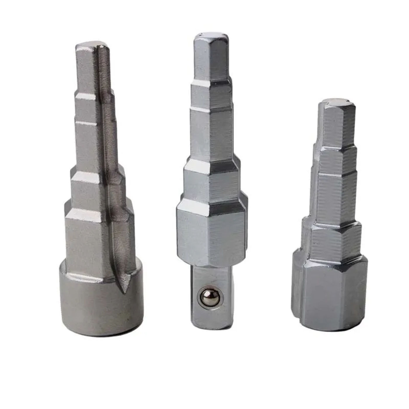 Description Picture 2 of item1 Pcs Five Step Drive Radiator Spud Wrench Valves Lugs Nipple Tank Connection Universal Durable Spanner 3/8 or 1/2 inch Drive