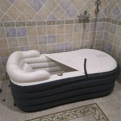 Modern Inflatable Bathtub Household Bathroom Bathtubs Massage Constant Temperature Whirlpool Adult Creative Folding Bathtub