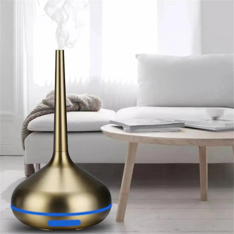 Description Picture 2 of itemHogar Silver Gold Ultrasonic Humidifier Office Home Decorate Cool Mist Maker Fogger Deffuser Aroma Diffuser
