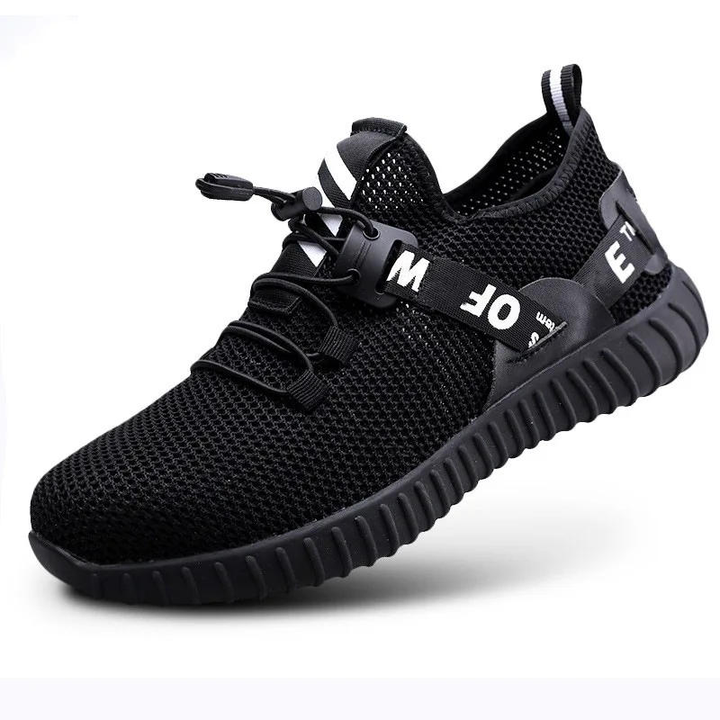 Description Picture 2 of itemSteel Toe Cap Working Boots Safety Shoes for Man Construction&Indestructible Work Shoes Puncture-Proof Summer Work Shoes