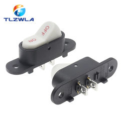 5PCS KCD1 Rocker Switch 6A 250V AC 2Pin OFF/ON Electric Rice Cooker Switch 10A 125V Used For Electric Frying Pans