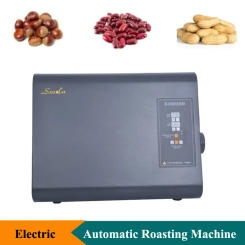 220V Electric Chestnut Roasting Machine Nuts Coffee Bean Roaster Machine Grains Dryer Machine Cocoa Beans Roasting Machine