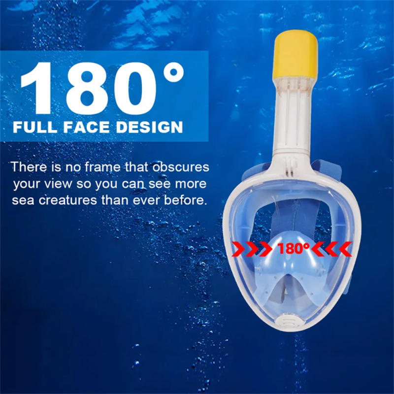 Description Picture 4 of itemUnderwater Scuba Anti Fog Full Face Diving Mask Snorkeling Respiratory Masks Safe Waterproof Swimming Equipment for Adult Kids
