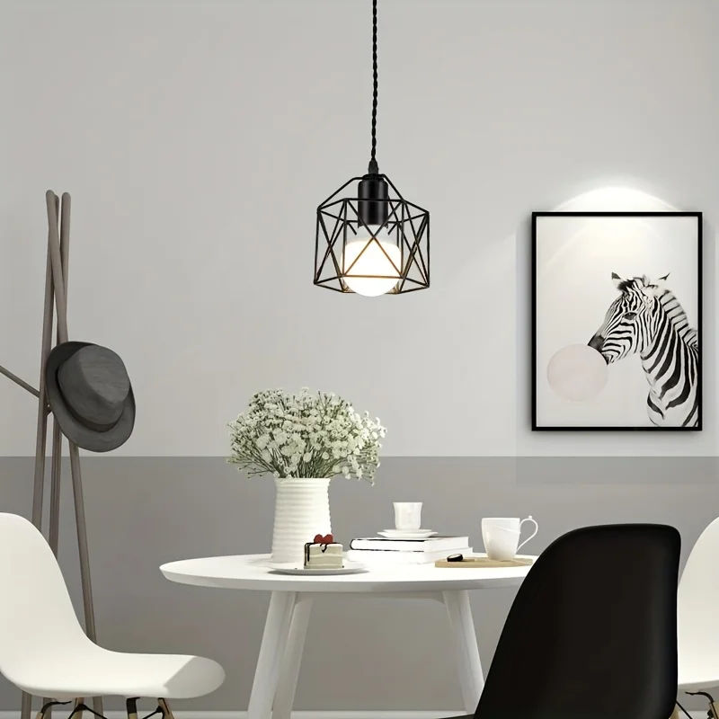 Description Picture 2 of itemNordic Restaurant Chandelier Modern Minimalist Industrial Style Loft Retro Creative Personality Bedroom Hallway Bedside Small