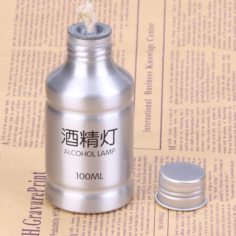 Description Picture 4 of itemStoves Alcohol Lamp 100ml Aluminum Alloy Burner Lamp Chemistry Lab Tool For Outdoor Hiking Liquid Pinic Brand New
