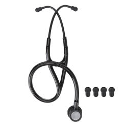 Cardiology Stethescope Stainless Steel Stethoscope Lightweight Portable Soft Silicone Tip Dual Head for Adults for Heartbeat