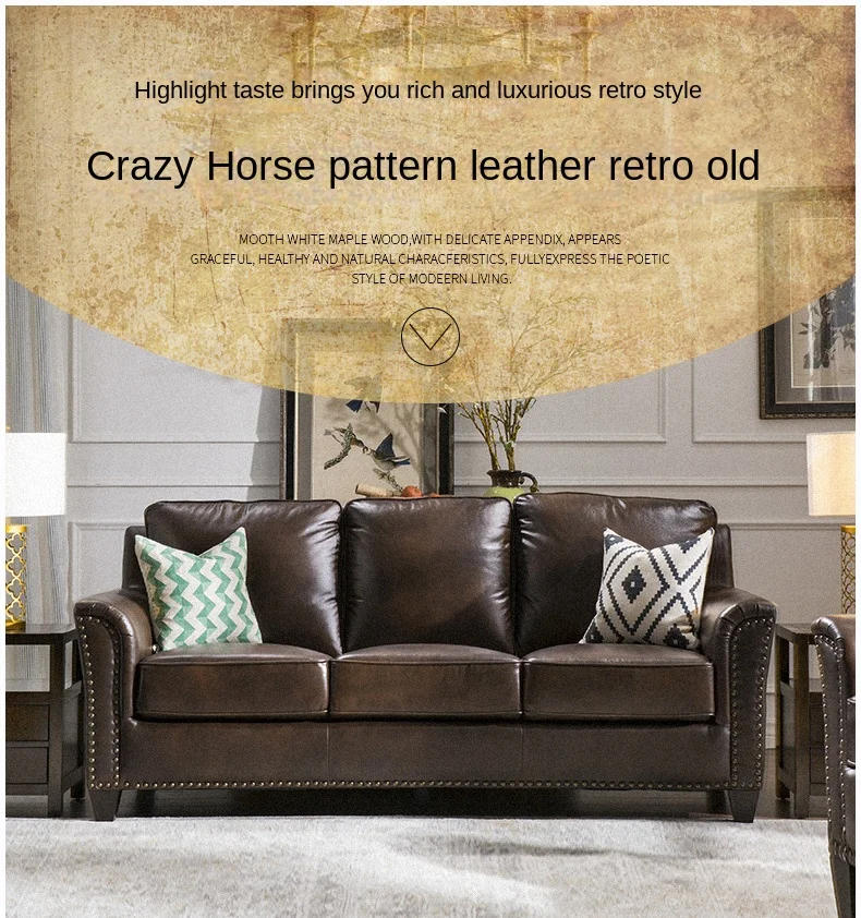 Description Picture 2 of item1.2 Thick Crazy Horse Patterned Artificial Leather Fabric PU Soft Bag Sofa Seat Counter Wall Shoe Fashionable DIY Sewing Cloth