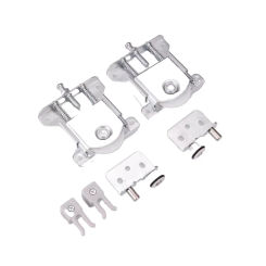 2pcs Sliding Door Pulley With Damping Buffer Sliding Door Wheel Mute Heavy-duty Roller Slotted Wardrobe Sliding Door Pulley