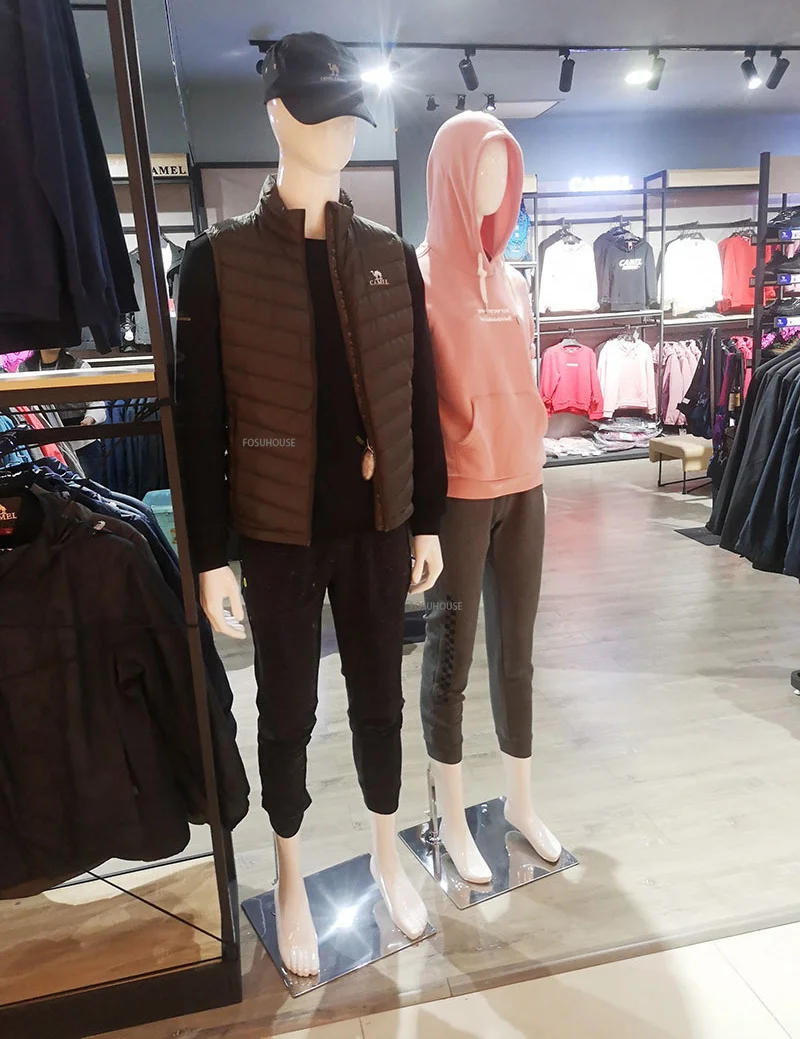 Description Picture 6 of itemMale Mannequins for Men's Clothing Store Couture Props Full Body Plastic Dummy Shopping Mall Window Display Clothes Mannequin