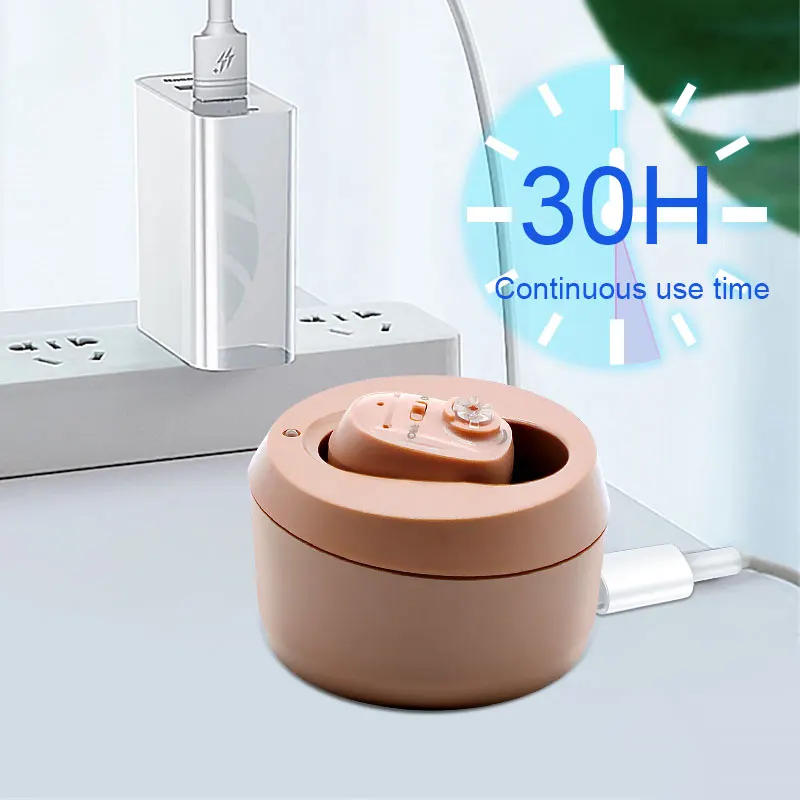 Description Picture 3 of itemRechargeable Hearing Aids Invisible Digital Sound Amplifier for Deafness Wireless Hearing Aid to Severe hear loss audifonos