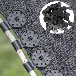 50pcs Sun Shade Net Clip Sunshade Net Fixing Clip Garden Tools Greenhouse Net Fix Clamp Plastic Grommet Fence Netting Cloth Hook