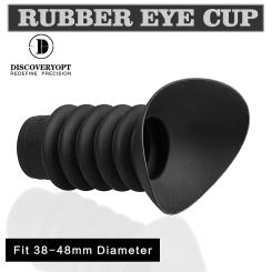 Discovery Rubber Eyeshade Scalability Sight Eyeguard 38-48mm Antiimpact Optics Sight Eye Protectors Cover For Hunting