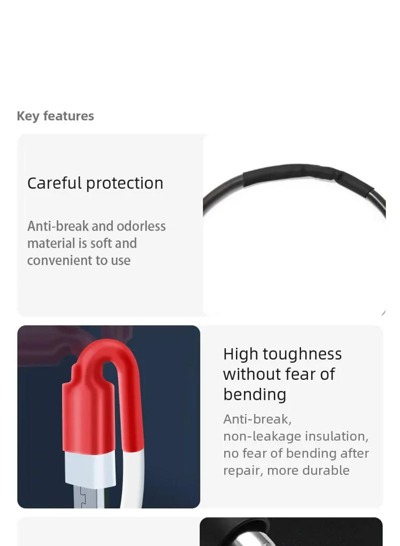 Description Picture 5 of item328 Pcs Heat Shrinkable Tube Insulation Environmental Protection Heat Shrinkable Combination Sleeving Electrical Cable Sleeving