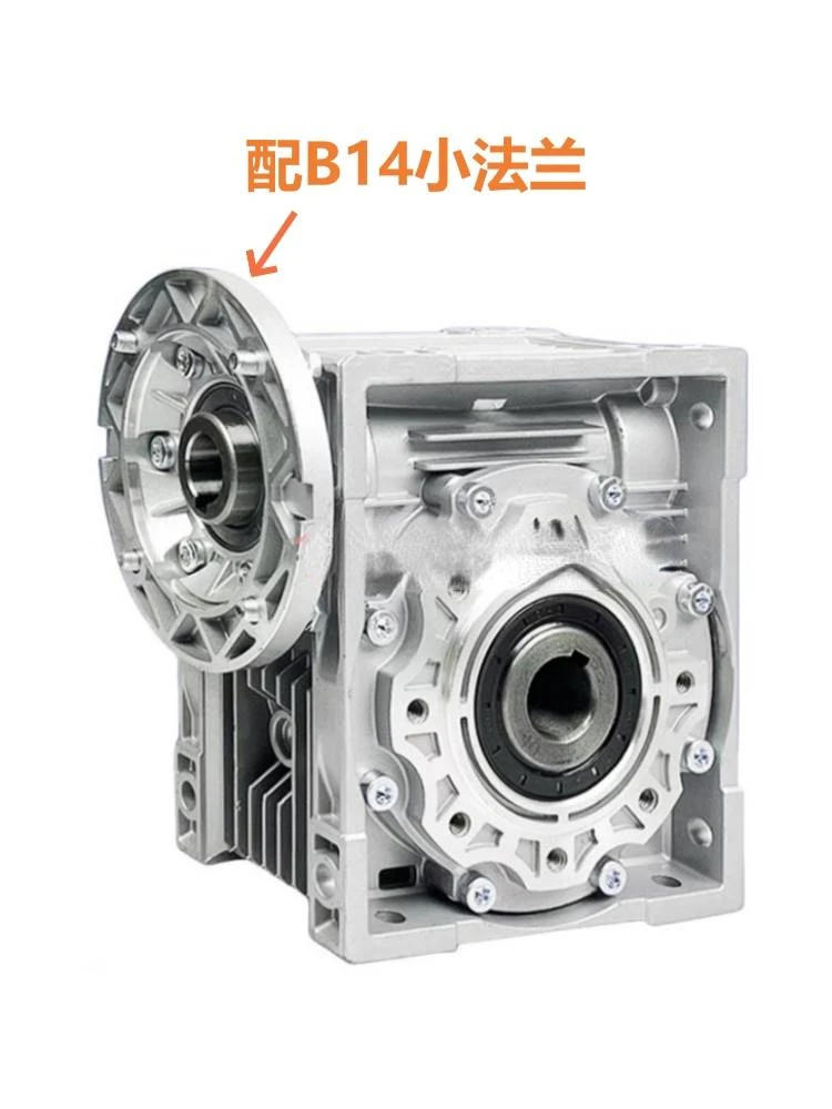 Description Picture 4 of itemNmrv090 Worm Gear Reducer Nmrv90 Aluminum Case Reduction Gearbox Variator Square Box Brand New