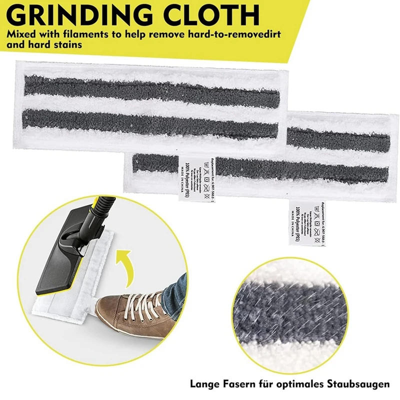 Description Picture 5 of itemSteam Cleaner Accessory Set For Karcher Steam Cleaner Easyfix SC 2, SC 3, SC 4, SC 5 Mop Cloth Brush Nozzle