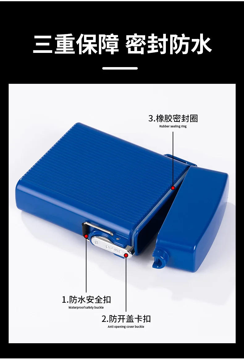Description Picture 6 of itemNew Creative 16-pack Rechargeable Cigarette Case Outdoor Portable Sealed Waterproof Cigarette Case Lighter