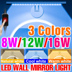 LED Wall Lamp Makeup Mirror Light Hollywood Vanity Bulb Dressing Table Lamp USB Cosmetic Mirror 8W / 12W / 16W Bathroom Lighting
