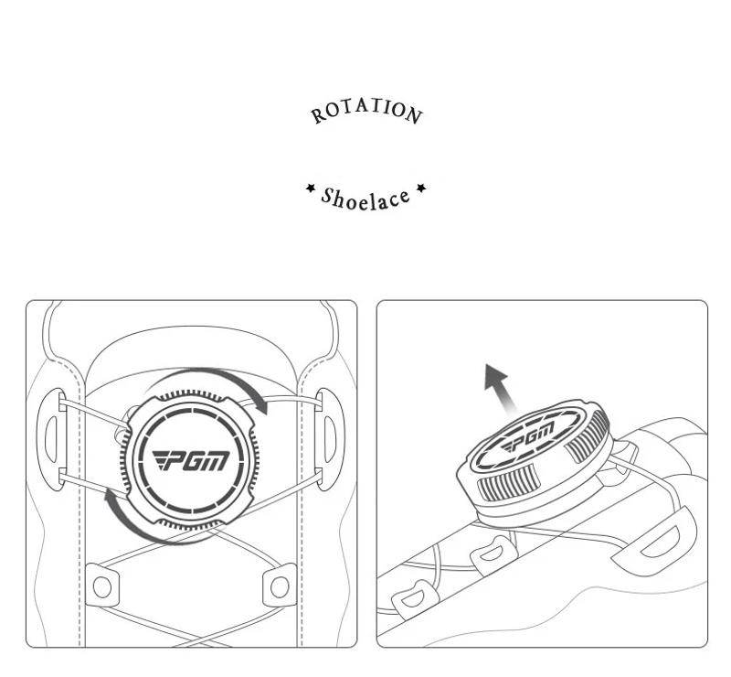 Description Picture 5 of itemPGM New Arrival Golf Shoes Women Waterproof Anti-Skid Sports Shoes Knobs Buckle Soft Sneakers Lady Cushioning Spikeless Footwear
