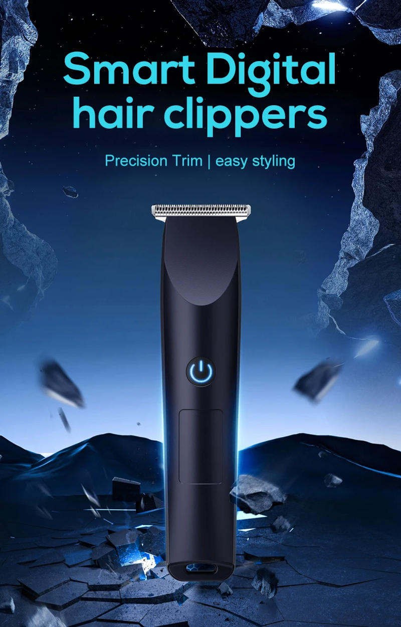 Description Picture 2 of itemSmall hair clipper for home use, replaceable nozzle supports USB charging, small size and easy to carry.