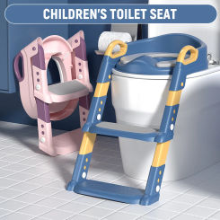New Stepped Children's Toilet Foldable Foot Stool Multi-functional Toilet Boy Girl Baby Toilet Training Potty Ladder for Kids