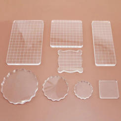 Clear Acrylic Stamp Block Use Clear Cling Mounted Rubber Stamp DIY Scrapbooking Clear Photo Album Decorative Handmade Tools