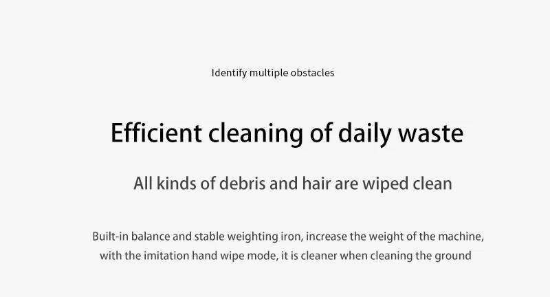 Description Picture 6 of item2024 New Mute Wet And Dry All-In-One Cleaning Machine Mopping Robot Wireless Sweeping Smart Home Appliance Vacuum Cleaner