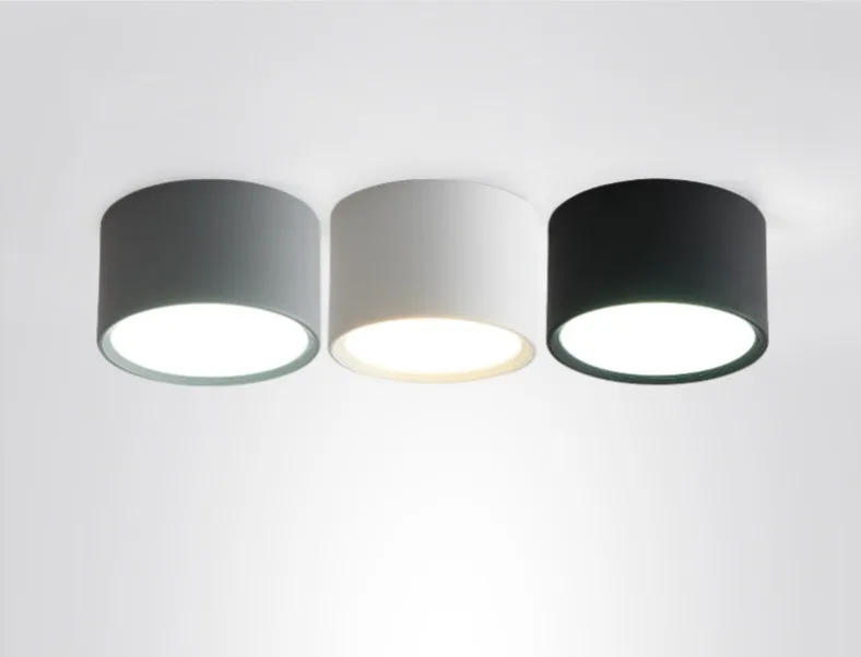 Description Picture 3 of itemNordic Round Surface Mounted Downlight Led Small Ceiling Light Spotlight Hallway Entrance Light Aisle Light Indoor Lighting