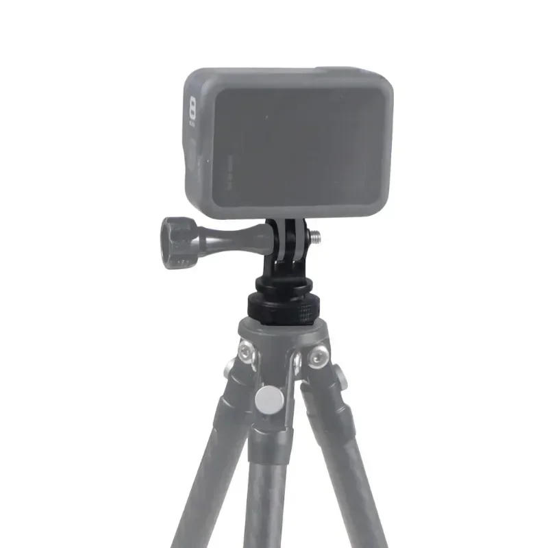 Description Picture 6 of item360 Swivel Cold Shoe Base Tripod Adapter Mount for GoPro 11 Action  For DJI Osmo Action 4 Cameras Cage Monitor LED Bracket