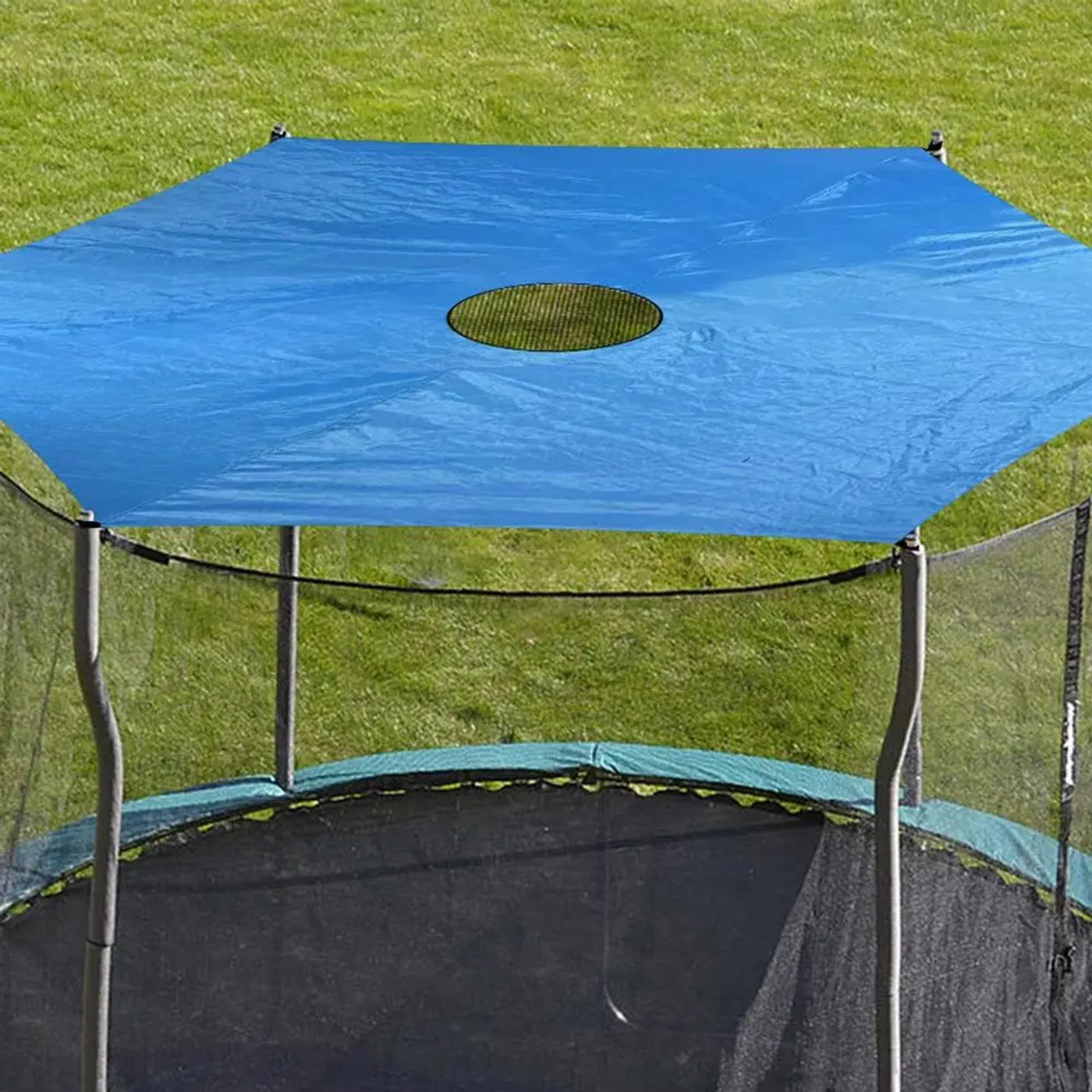 Description Picture 4 of itemNew Foot Jumping Trampolines Tent Jump Bed Sun Shading Fabric Rain And Sun Protection Anti-UV Trampoline Sunshade Accessory