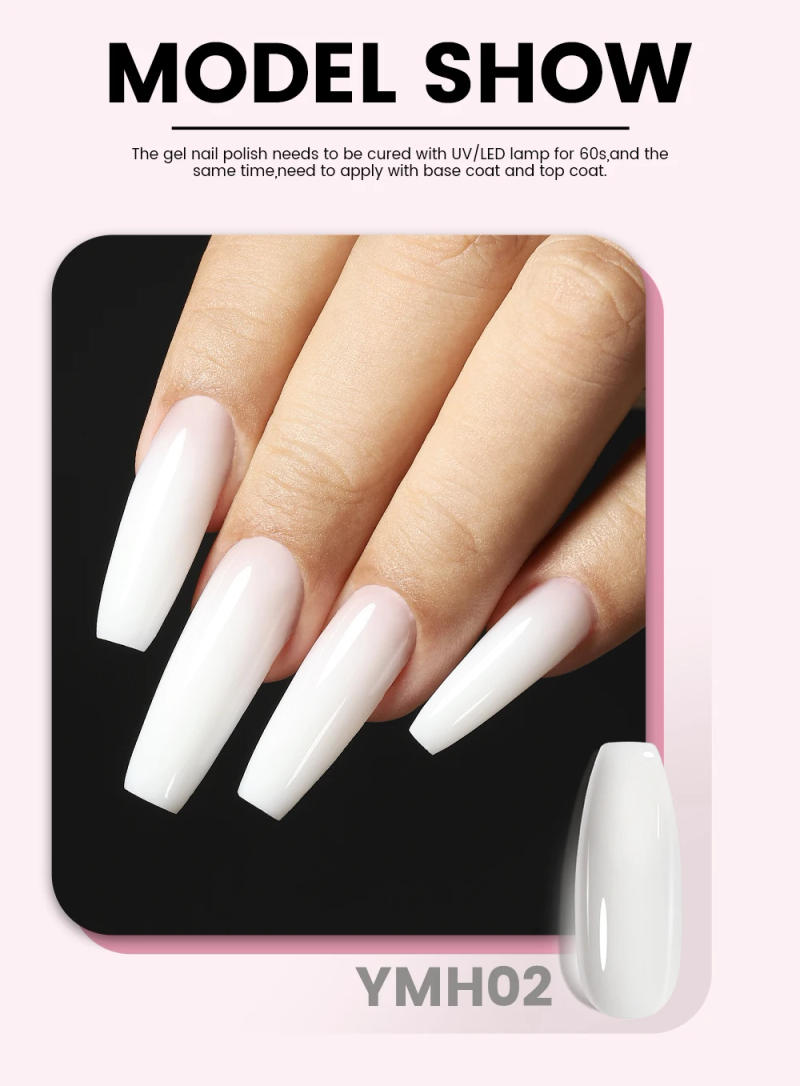 Description Picture 6 of itemYOKEFELLOW 15g Builder Gel Nail Polish for Nail Extension Gel YMH18 Jelly Pink Construct Extend UV Acrylic Gel Nail Art DIY